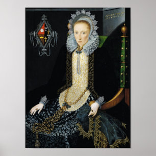 Póster Portrait of Adriana van Nesse, 1611