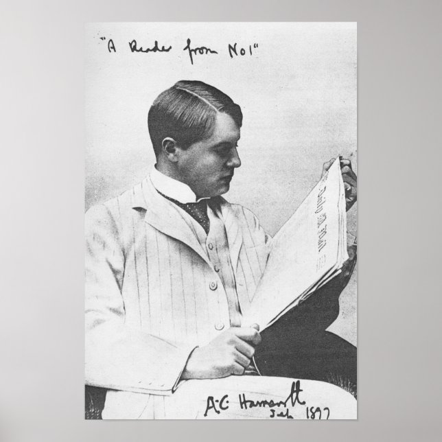 Póster Portrait of Alfred Harmsworth, 1897 (Frente)
