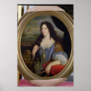Póster Portrait of an Unknown Learned Woman in Front