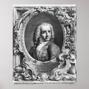 Póster Portrait of Antonio Canaletto