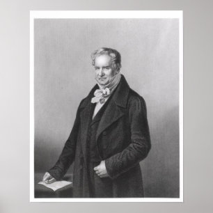 Póster Portrait of Baron Alexander von Humboldt