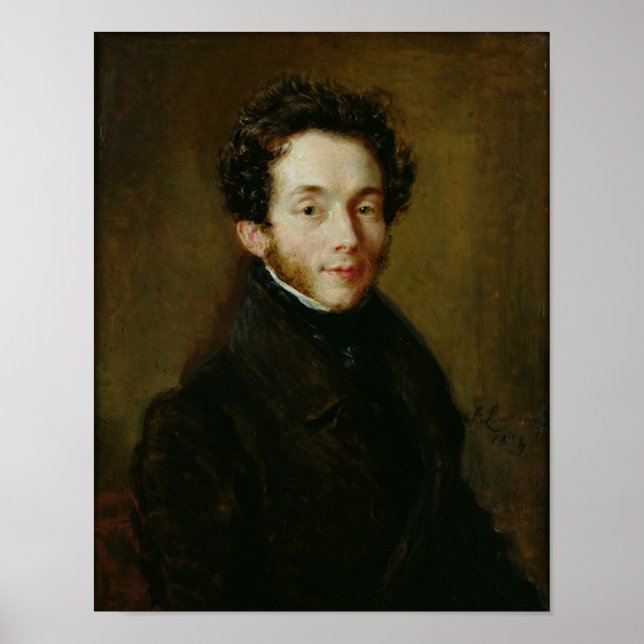 Póster Portrait of Carl Maria Friedrich Ernst von (Frente)