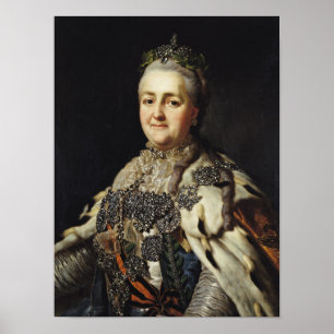 Póster Portrait of Catherine II  of Russia