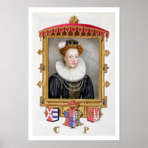 Póster Portrait of Catherine Parr (1512-1548) Sixth Wife