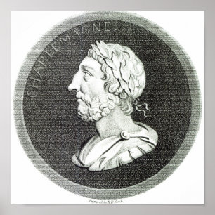 Póster Portrait of Charlemagne