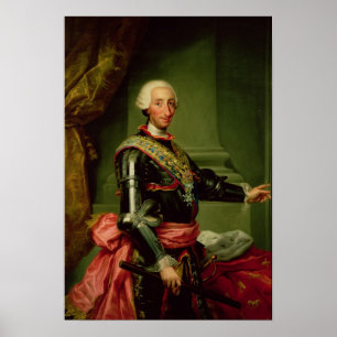 Póster Portrait of Charles III c.1761