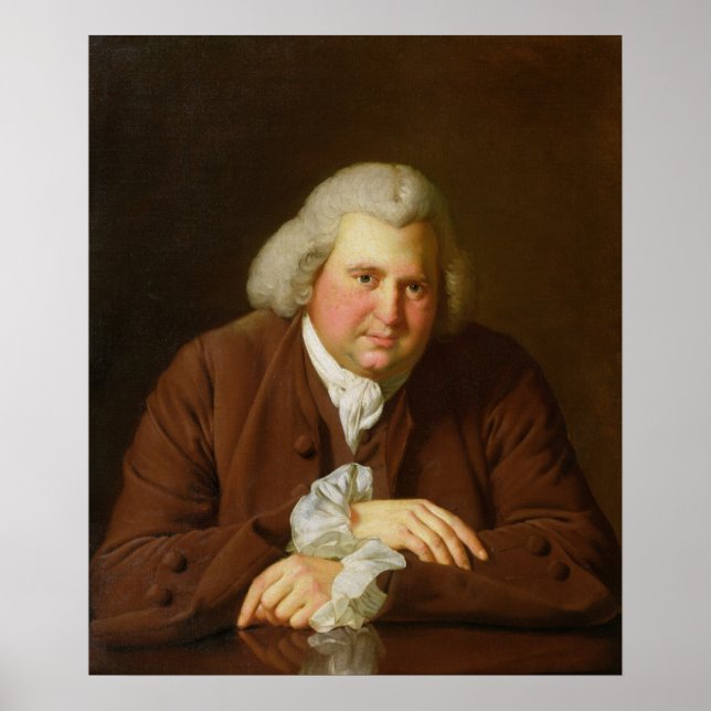 Póster Portrait of Dr Erasmus Darwin (Frente)