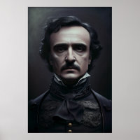 Portrait of Edgar Allan Poe Poster