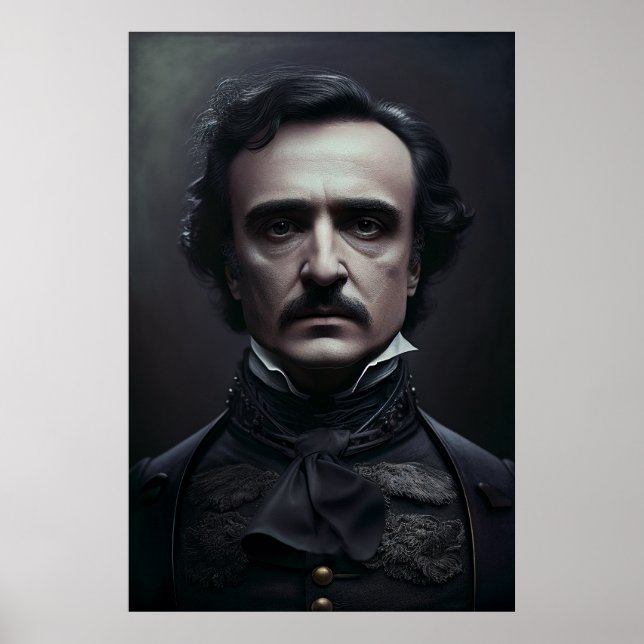 Póster Portrait of Edgar Allan Poe Poster (Frente)