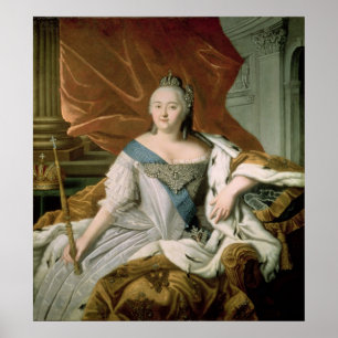Póster Portrait of Elizabeth Petrovna  Empress