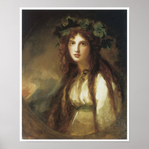 Póster Portrait of Emma, Lady Hamilton, 1786