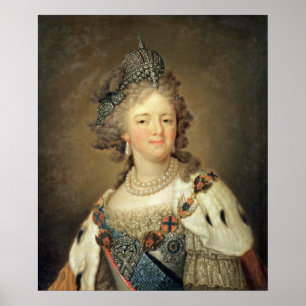 Póster Portrait of Empress Maria Fyodorovna