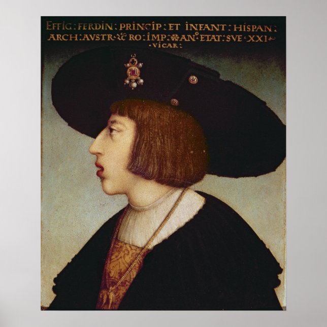 Póster Portrait of Ferdinand I, Holy Roman Emperor (Frente)