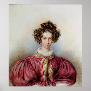 Póster Portrait of George Sand  1830