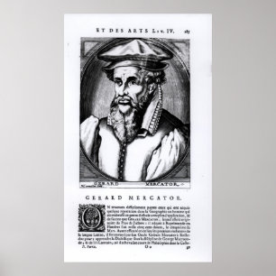 Póster Portrait of Gerard Mercator