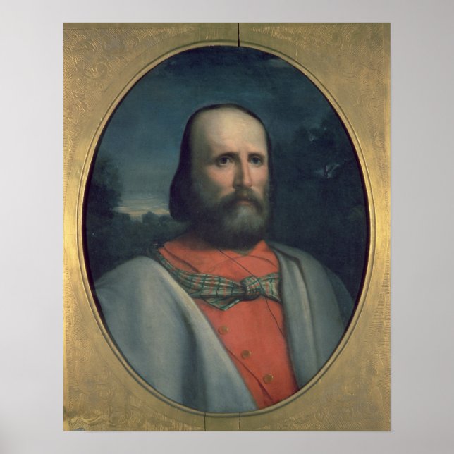 Póster Portrait of Giuseppe Garibaldi 2 (Frente)