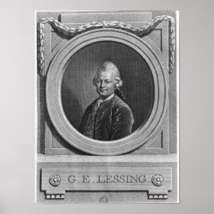 Póster Portrait of Gotthold Ephraim Lessing