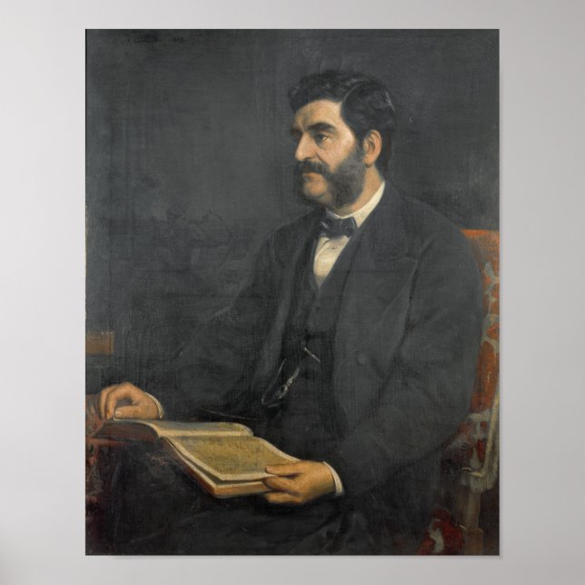Póster Portrait of Hormuzd Rassam, 1869 (Frente)