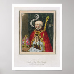 Póster Portrait of John Alcock (c. 1430-1500), Founder of