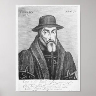 Póster Portrait of John Foxe  English martyrologist