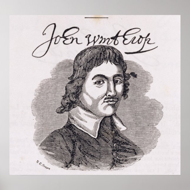 Póster Portrait of John Winthrop (Frente)