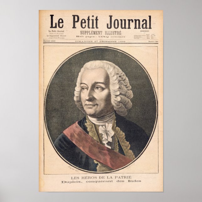 Póster Portrait of Joseph Francis Dupleix (Frente)