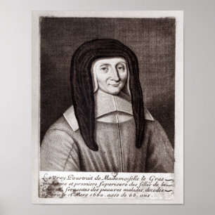 Póster Portrait of Louise de Marillac