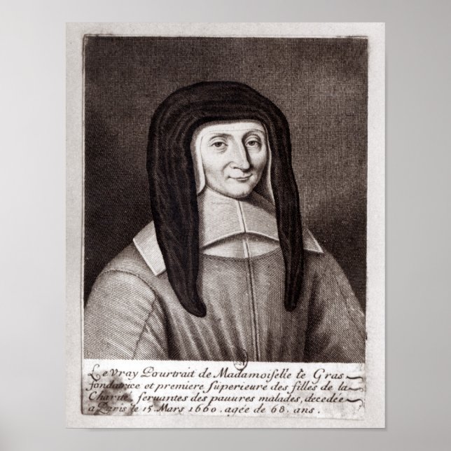 Póster Portrait of Louise de Marillac (Frente)