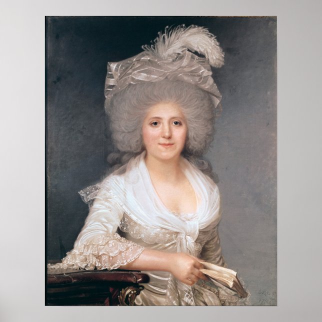 Póster Portrait of Madame Jeanne-Louise-Henriette Campan (Frente)
