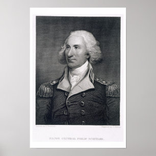 Póster Portrait of Major General Philip Schuyler, engrave