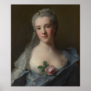 Póster Portrait of Manon Balletti - Jean-Marc Nattier