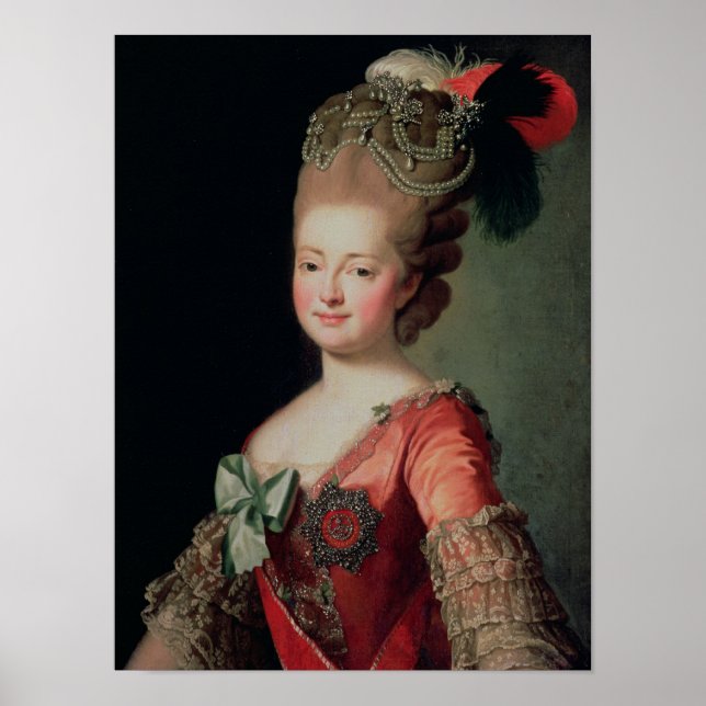 Póster Portrait of Maria Fyodorovna (Frente)