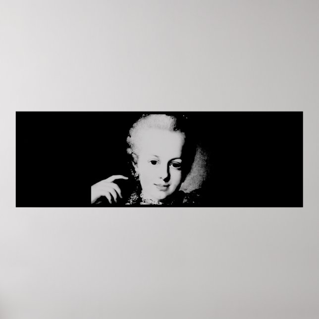 Póster Portrait of Marie-Antoinette Maria Antonia Austria (Frente)