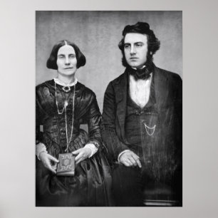 Póster PORTRAIT of MARRIED COUPLE c. 1845