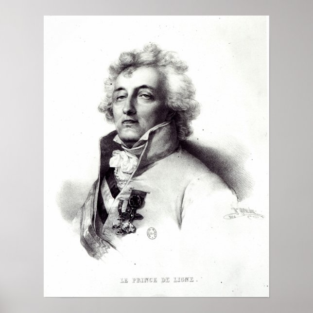Póster Portrait of Marshal Charles-Joseph  Prince (Frente)