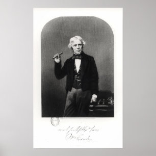 Póster Portrait of Michael Faraday