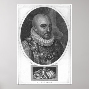 Póster Portrait of Michel de Montaigne