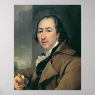 Póster Portrait of Nikolai Ivanovich Novikov