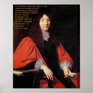 Póster Portrait of Olivier Lefevre
