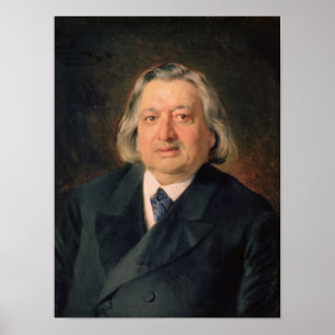 Póster Portrait of Ossip Petrov , 1870
