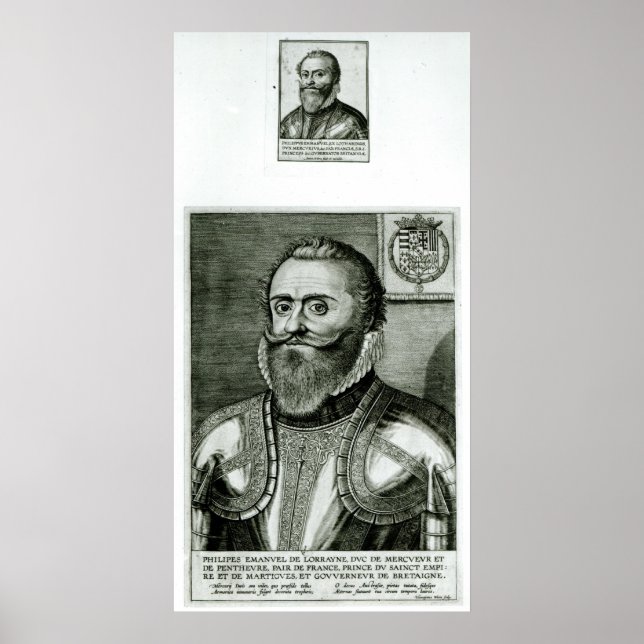 Póster Portrait of Philippe-Emmanuel de Lorraine (Frente)