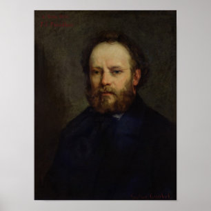 Póster Portrait of Pierre Joseph Proudhon  1865