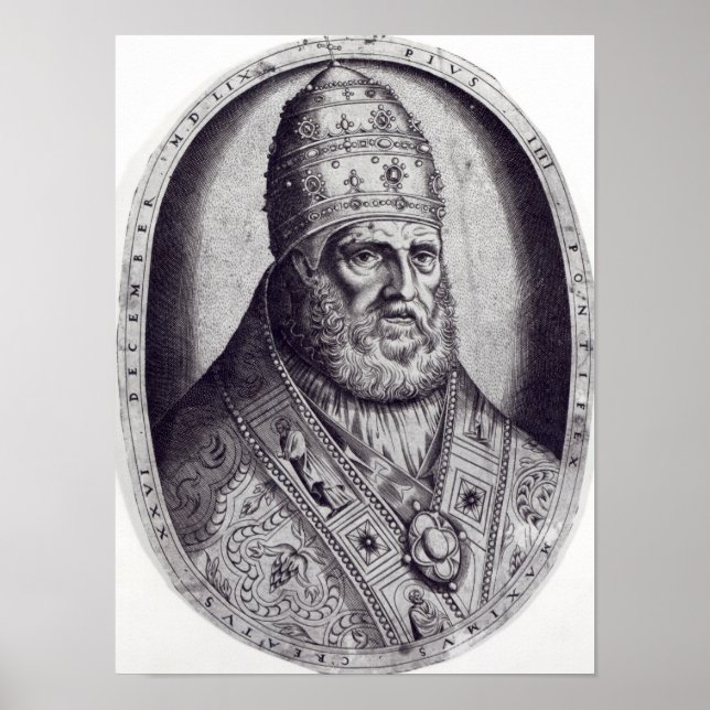 Póster Portrait of Pope Pius IV, 1559 (Frente)
