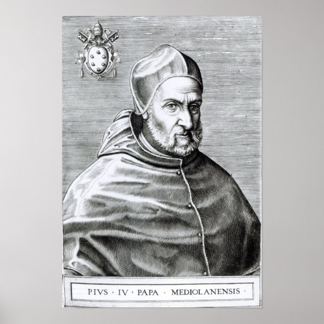Póster Portrait of Pope Pius IV, 1559 (Frente)