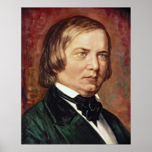 Póster Portrait of Robert Schumann