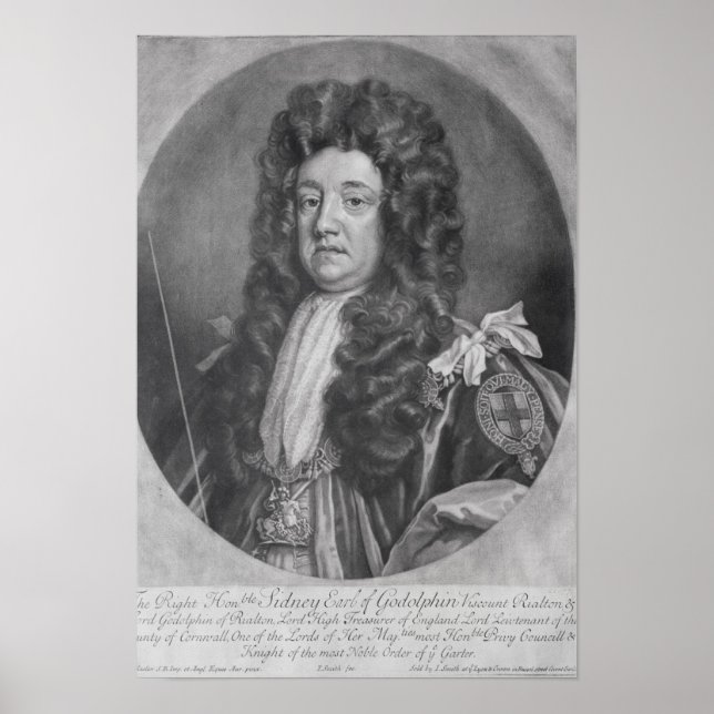 Póster Portrait of Sidney Godolphin (Frente)