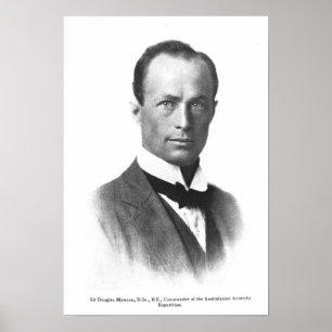 Póster Portrait of Sir Douglas Mawson