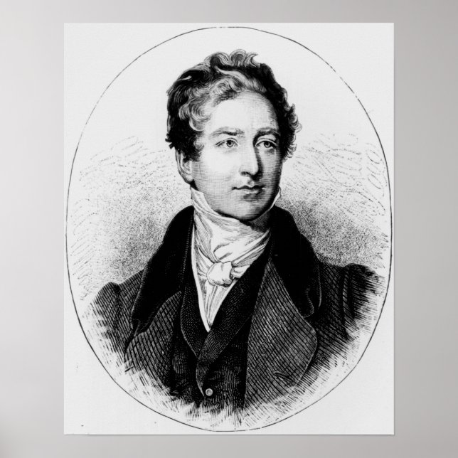 Póster Portrait of Sir Robert Peel (Frente)