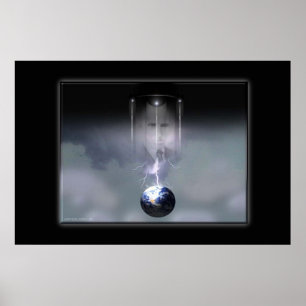 Póster Portrait of Tesla by Gregory Gallo