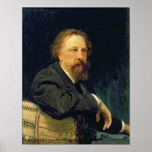 Póster Portrait of the Author Count Alexey K. Tolstoy